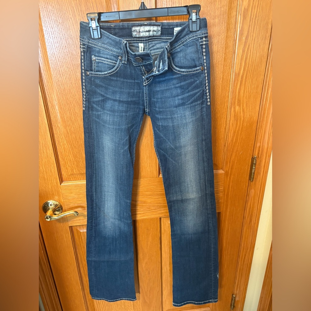 BKE Women's Dark Blue Boot Cut Jeans